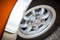 1969 orange Austin Mini "Cooper" with 1275cc engine.
